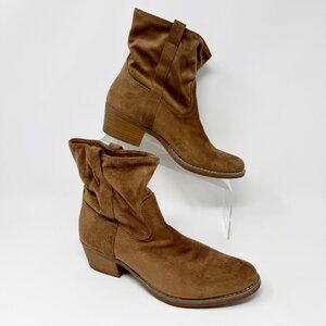 Powerstep Women Pinnacle Maxi Brown Faux Leather Slip on Bootie Size 8